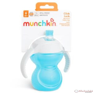 Munchkin Click Lock Chew Proof Trainer Cup 8oz ? Blue