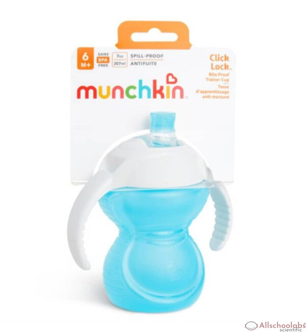 Munchkin Click Lock Chew Proof Trainer Cup 8oz ? Blue