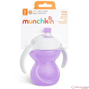 Munchkin Click Lock Chew Proof Trainer Cup 8oz ? Purple
