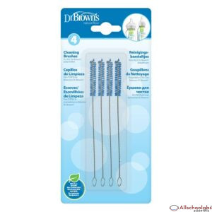 Dr Brown?s Natural Flow Baby Bottle Cleaning Brushes 4pk