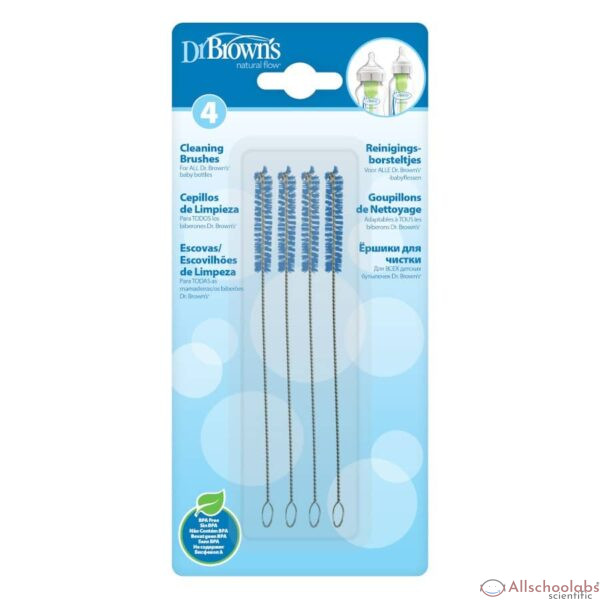Dr Brown?s Natural Flow Baby Bottle Cleaning Brushes 4pk