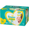 Pampers Swaddlers Newborn Diapers 84 Count