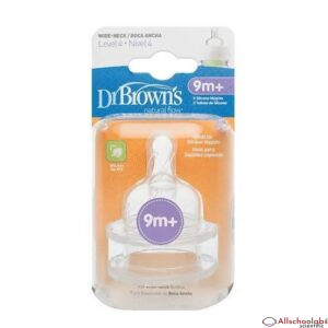 Dr Brown?s Options+ 9m Teat 2pk