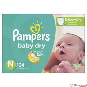 Pampers Baby Dry Newborn 104 count