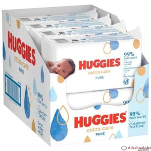 Huggies Pure Extra Care Baby Wipes ? 8?56 Packs I 448 Baby Cleansing Wipes