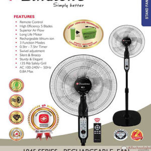 Binatone Rechargeable Fan Model:RCF-1865