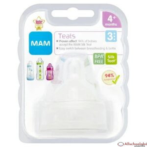 MAM Teats Size 3 4Mths+