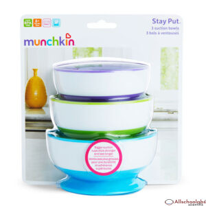 Munchkin Stay Put 3 Suction Bowls