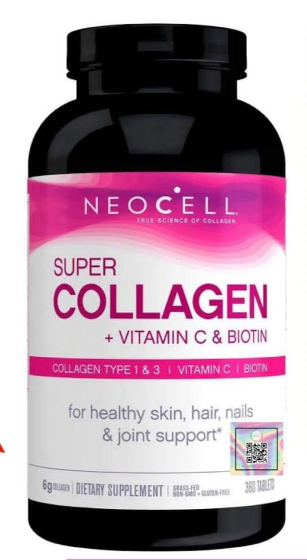 Neocell Super Collagen + Vit C and Biotin  Tabs x 360 - request current price on allschoolabs.com