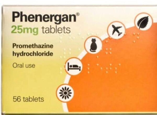 Phenergan 25mg x 56 Tabs - request current price on allschoolabs.com