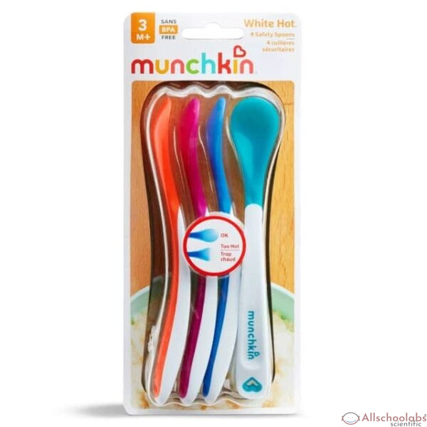 Munchkin White Hot 4 Safety Spoons