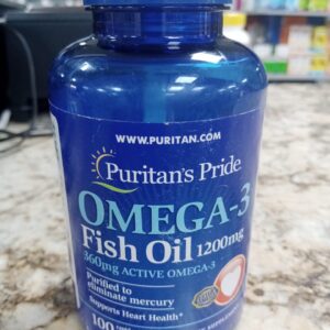 Puritan's Pride Omega-3 Fish Oil1000mg x 100 - request current price on allschoolabs.com