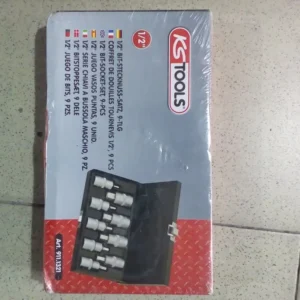 KS-TOOLS 911.1321 9PC (4-17MM) 1/2?DR. HEX SOCKET BIT SET