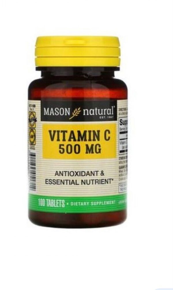 Mason Natural Vitamin C 500mg x 100 tablets - request current price on allschoolabs.com