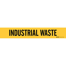 Brady INDUSTRIAL WASTE Pipe Marker/ Buy Online