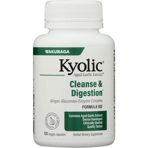 Kyolic Candida Cleanse and Digestion Capsules X 100 - request current price on allschoolabs.com