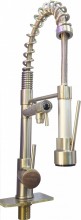 Adjustable Spring Long Neck Pull Out Spout Kitchen Sink Mixer