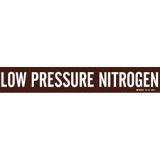 LOW PRESSURE NITROGEN Pipe Marker| Buy online