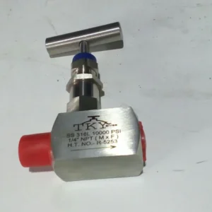 TKY 1/4″NPT 10000PSI SS316 MxF NEEDLE VALVE