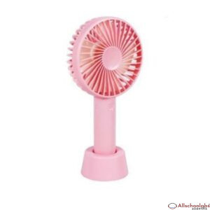 Mini Rechargeable Hand Fan With Stand