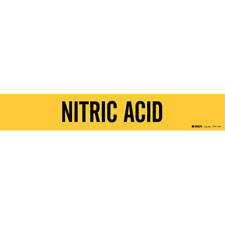 Brady NITRIC ACID Pipe Marker|Buy Online