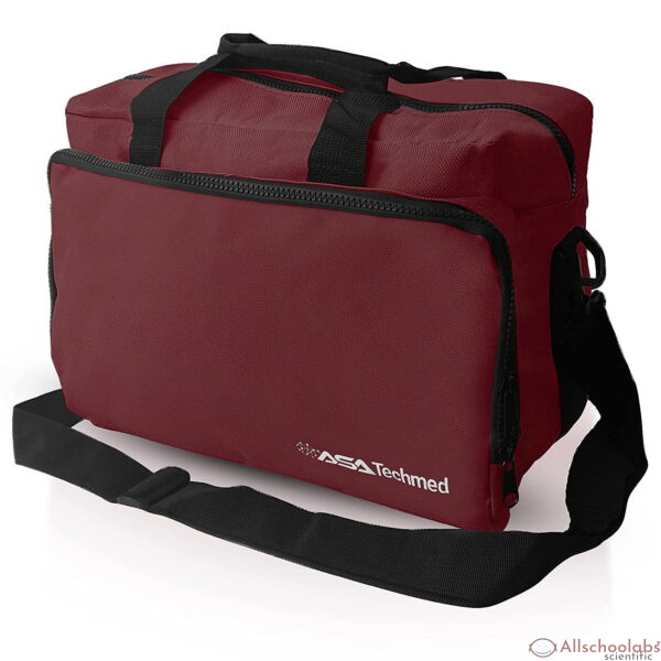 Nurse/Physician Nylon Medical Equipment Instrument Bag (Burgundy)