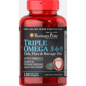 Puritan's Pride Triple Omega 3-6-9 X 120 - request current price on allschoolabs.com