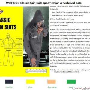 Allschoolabs Special Classic Rain Suit with Trouser