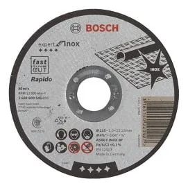 BOSCH 2608600545 115MM EXPERT FOR INOX ? RAPIDO STRAIGHT CUTTING DISC