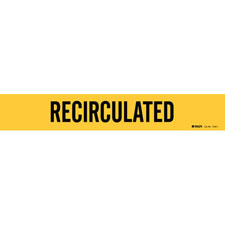 Brady RECIRCULATED Pipe Marker|Buy Online