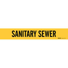 Brady SANITARY SEWER Pipe Marker|Buy Online
