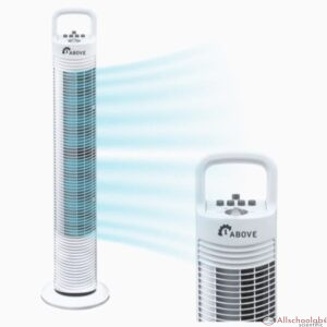 1ABOVE 32? Oscillating Tower Fan With 120Mins Timer