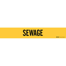 Brady SEWAGE Pipe Marker|Buy Online