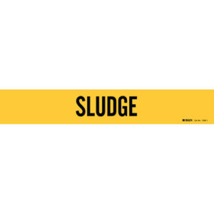 Brady SLUDGE Pipe Marker/ Buy Online