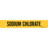 Brady SODIUM CHLORATE Pipe Marker|Buy Online