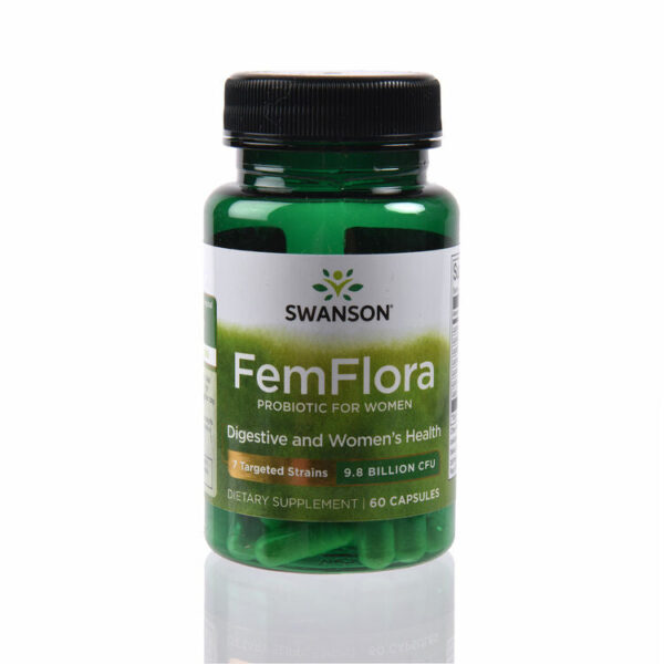 Swanson Femflora Probiotic for Women x 60 Capsules - request current price on allschoolabs.com