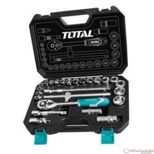 TOTAL THT121251 10-32MM 1/2″DR. 25PC SOCKET WRENCH SET