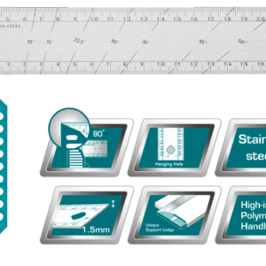 Total TMT61126 Angle Square Measure 12"