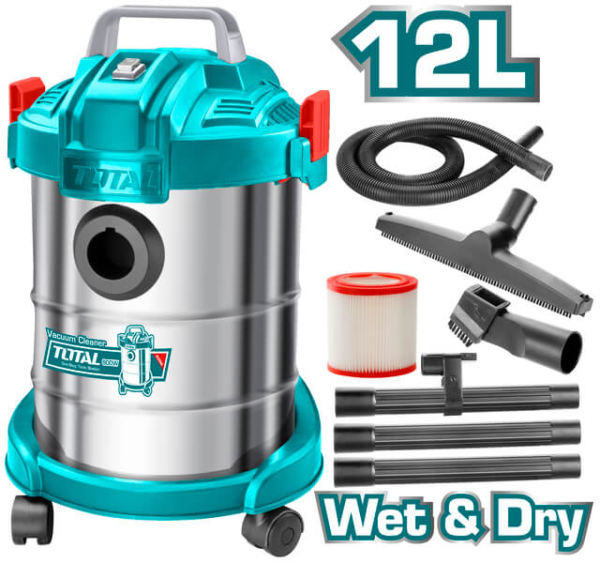 Total TVC14122 (12L) Wet & Dry Vacuum