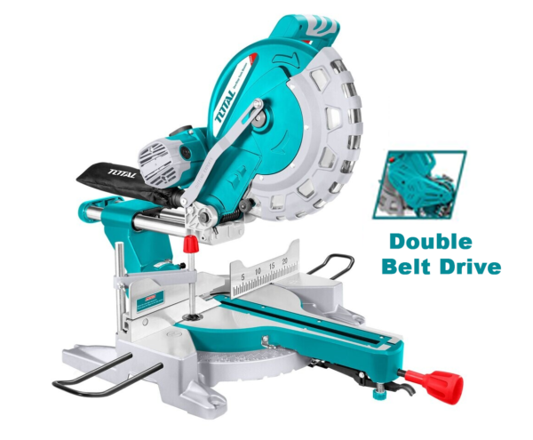 Total TS42183057 Sliding Miter Saw 2400W (Double Belt Drive)