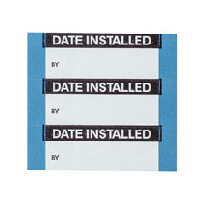 Date Installed Write-On Labels| Buy online