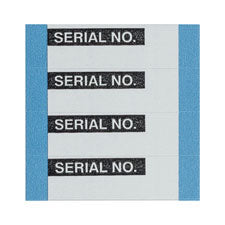 Aluminum Foil Serial No Write-On Labels| Buy online