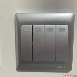 10AX 250V 4 Gang 1 Way Switch (Big Rocker)