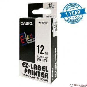 Casio XR-12WE1 Colour Tape
