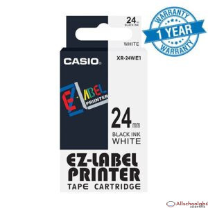 Casio XR-24WE1-W-DJ Label Printer Tape