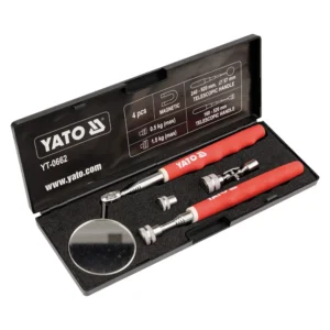 YATO YT-0662 4PCS TELESCOPIC MAGNETIC PICK UP AND WIRROR SET