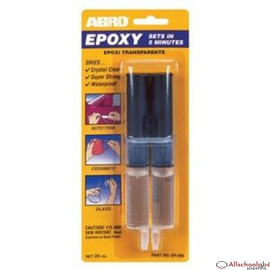 Abro Epoxy Clear Syringe