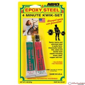 Abro Epoxy Steel 4 Minute Kwik-Set