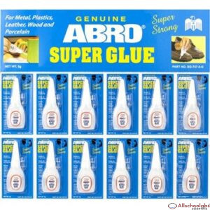 Abro Super Glue Bottles Hanging Display