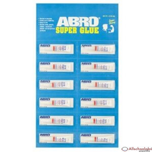 Abro Super Glue Hanging Display